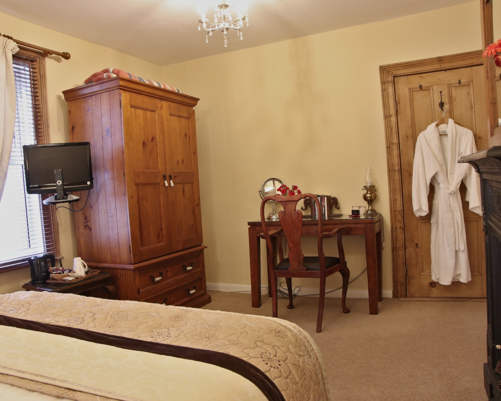 Our larger bedroom Our larger bedroom